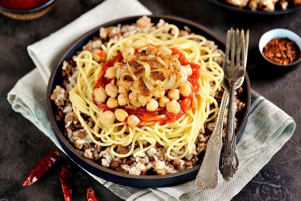 🍝الكشري المصري: أكلة…